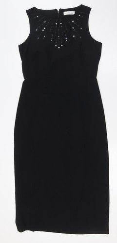 Abito donna nero tubino in - nero,