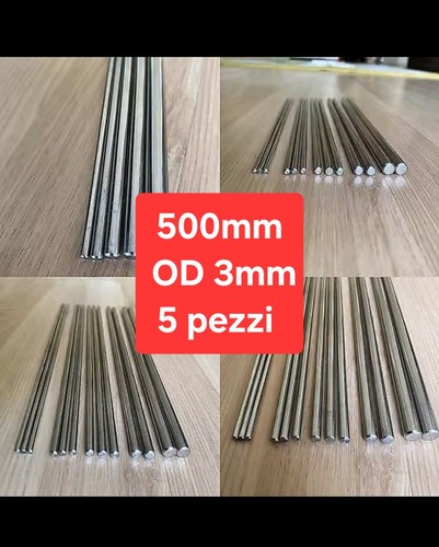 Barre acciaio inox 500mm - acciaio, od