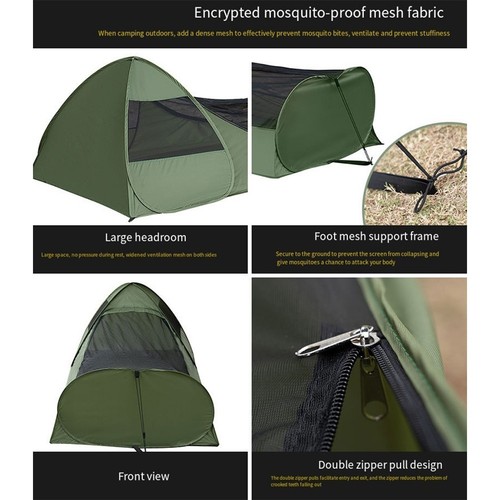 Tenda leggera progettata per