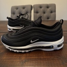 Scarpe Nike Air Max 97 bianche nere 30° anniversario (2017) taglia 8,5 uomo 921826-001