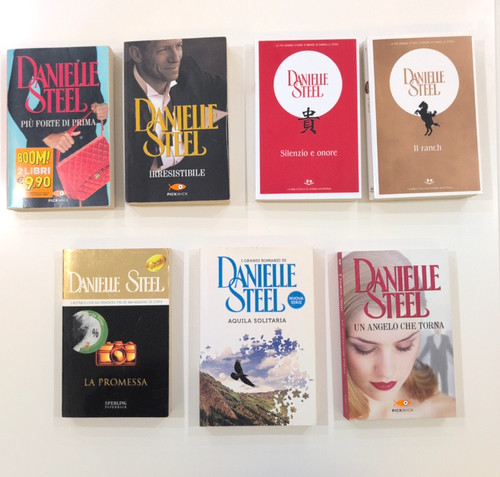 Lotto libri danielle - lotto, steel