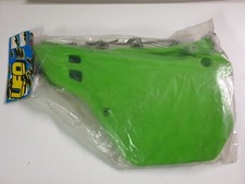 Nos Ufo side panels fiancatine green Kawasaki kx 125 250 1990 1991 Vintage Mx