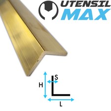 MICRO PROFILI IN OTTONE AD "L"