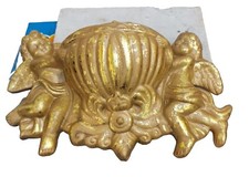 ACQUASANTIERA PORCELLANA ANGELO CUSTODE ACQUA BENEDETTA RELIQUIA BENITIER 23x32 