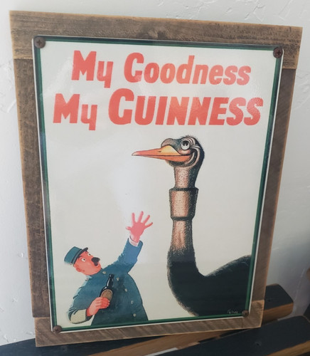 Insegna vintage guinness stout - insegna,