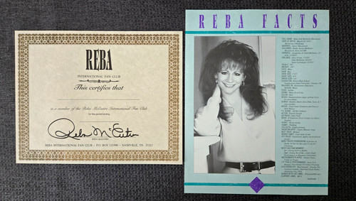 Vintage reba mcentire - reba, fan