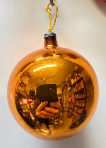 Pallina vintage vetro albero - vintage,