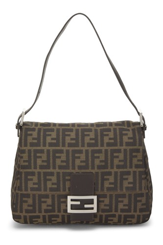 Fendi brown zucca - canvas, mama