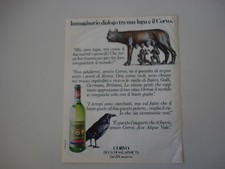 advertising Pubblicità 1986 CORVO DUCA DI SALAPARUTA