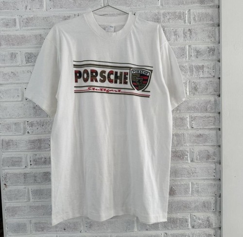 Vintage 90s porsche logo - porsche, white