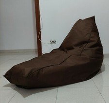 Pouf a sacco marrone 160cm Poltrona comodissima design moderna arredo