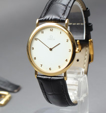 Omega De Ville 195.0076.2 32mm Quarzo Quadrante Arabo Bianco Quasi Nuovo...