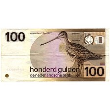 NETHERLANDS 100 Gulden 1977 -