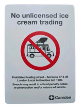 No Unlicensed Ice Cream