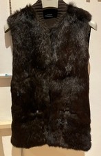 GILET PELLICCIA E LANA ALPHA STUDIO