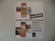 advertising Pubblicità 1981 CERAMICA FERRARI