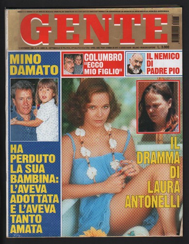 Gente 1996 laura - laura, antonelli