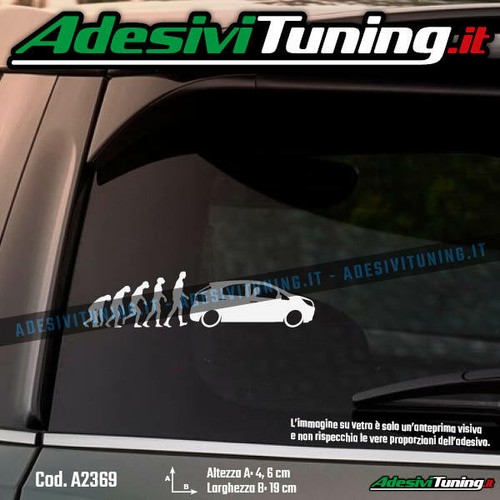 Adesivo omini evoluzione uomo - omini,