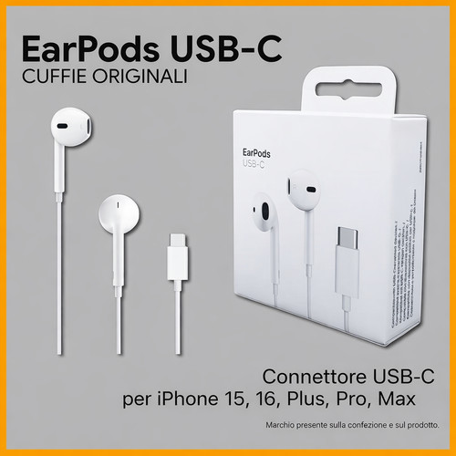 Cuffie apple earpods usb - apple,