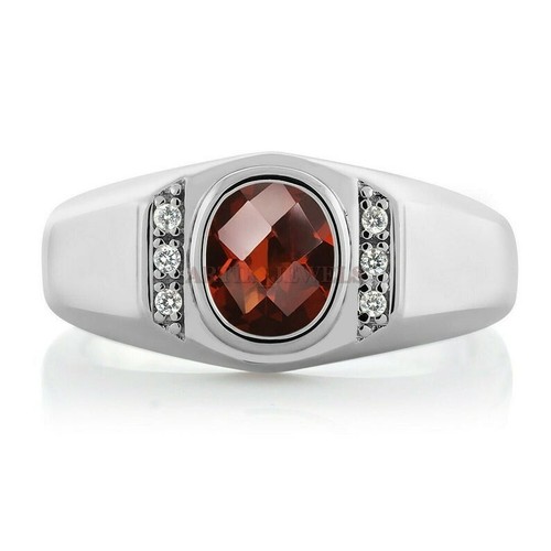 Naturale granato gemma con 14k - naturale,