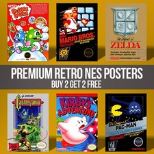 Poster NES retrò vintage