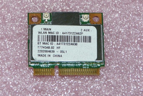 Atheros ar5b22 t77h348 - ar5b22, t77h348.02