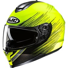 HJC C70N Sway Casco Moto L - Casco Integrale Leggero Giallo Fluorescente-Nero