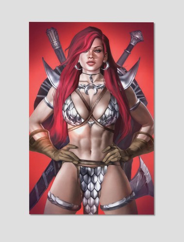 Red sonja barbarian - red, queen