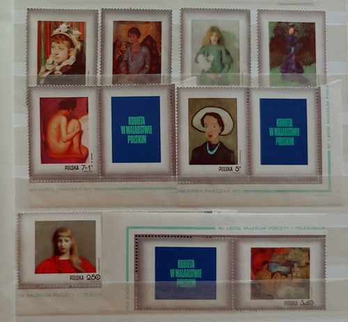 Set quadri artistici - set, mnh