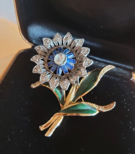 Spilla vintage coro fiore - coro,