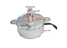 Motorino motoriduttore motore sincrono 4W 5 RPM giri rotazione CW senso orario