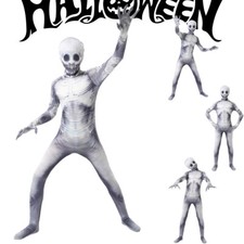 Costume da bambino The Rake Morphsuit ragazzo ragazza pasta creepe Halloween tuta