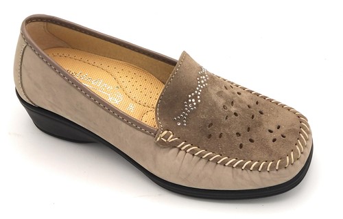 Valdadige 7471 mocassino zeppa