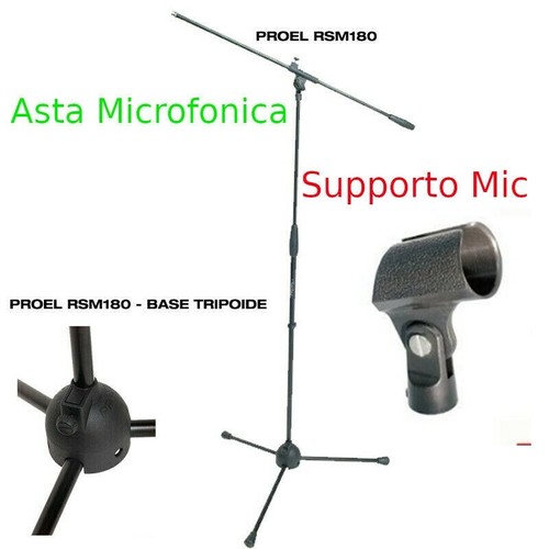 Proel rsm180 asta microfono - rsm180,