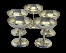 Set di 5 coppe calici vintage