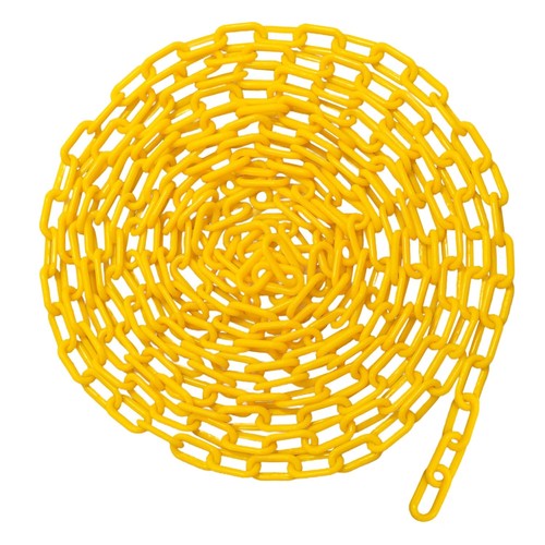 Catena plastica gialla 25 - in,