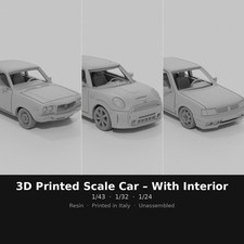3D Printed Scale Car – Resin