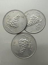 Repubblica Italiana 5 Lire Uva
