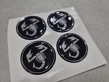 Loghi ruota adesivi Nero Cromo