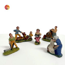 Statuine presepe vintage gesso