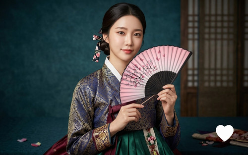 Ventaglio pieghevole coreano