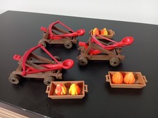 PLAYMOBIL x3 catapulte romane