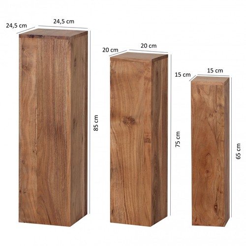 Set tavolo finebuy legno - set,