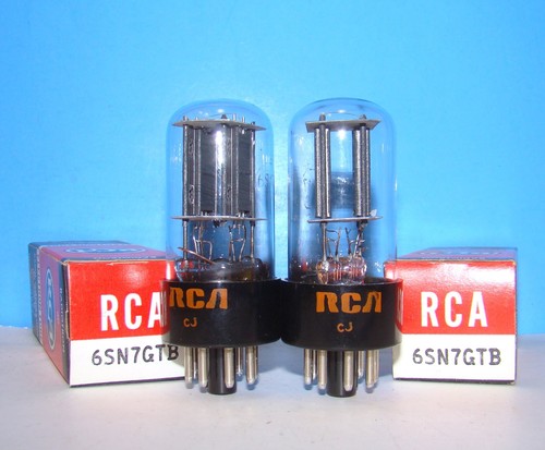 6sn7gtb nos 1969 rca radio - nos,