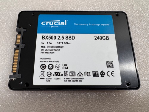 Ssd interno crucial bx500 - ssd,