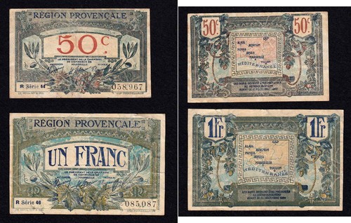Banconota francia provenza 1 - *banconota,