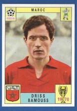 FIGURINA CALCIATORI PANINI MEXICO 70 - RECUPERO - BAMOUSS - MAROC