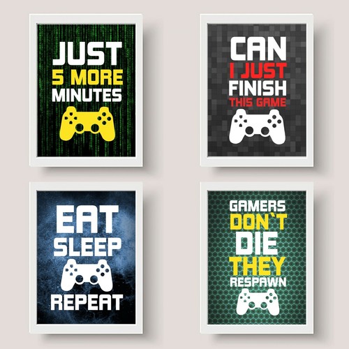 Poster stampe gioco giocatori - poster,