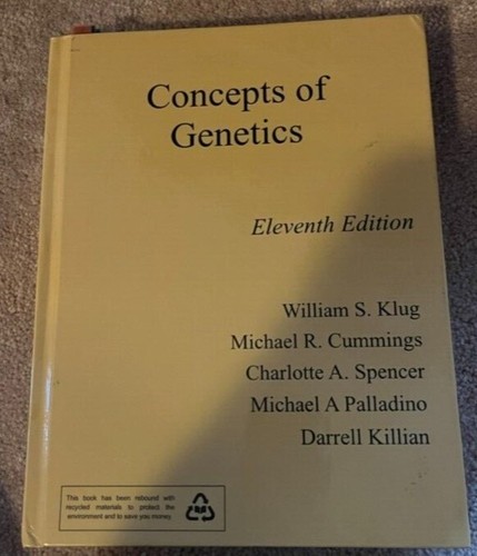Concepts genetics klug - concepts, genetics: