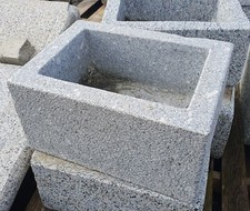 Lavandino in pietra grigio per